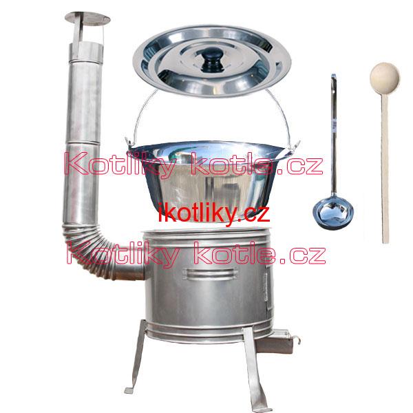 Kotlíkový set 31 cm TOPLUX + antikorový kotlík