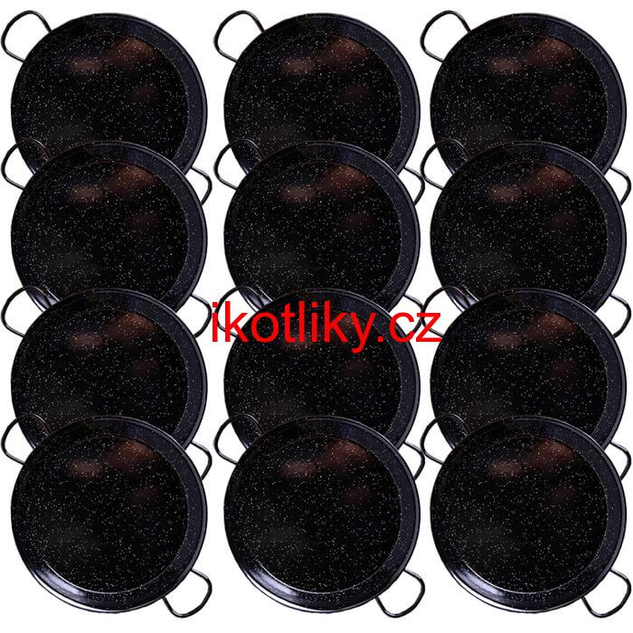 Paella Tapas catering 24 cm - 12 ks pánví