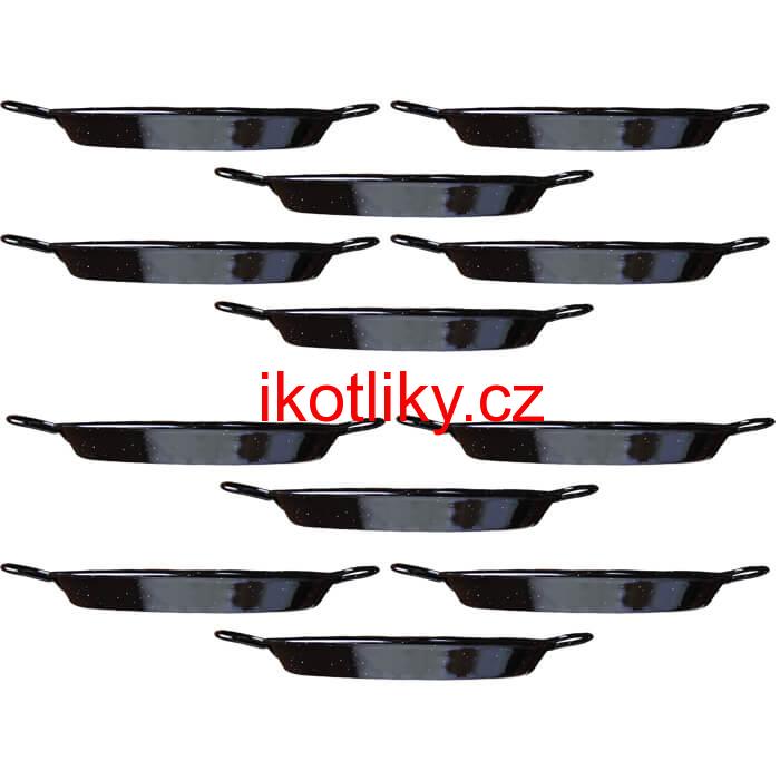 Paella Tapas catering 24 cm - 12 ks pánví