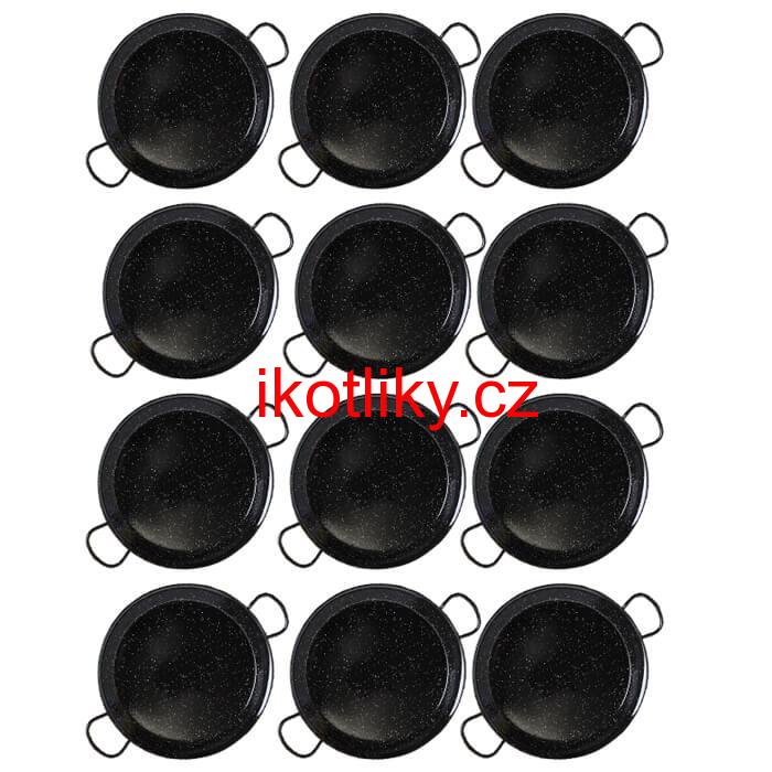 Paella Tapas catering 24 cm - 12 ks pánví