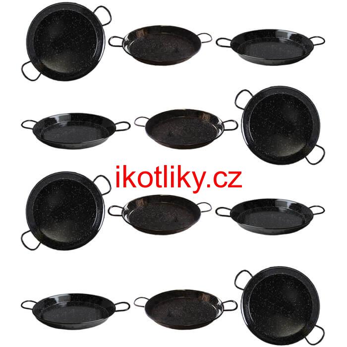 Paella Tapas catering 24 cm - 12 ks pánví