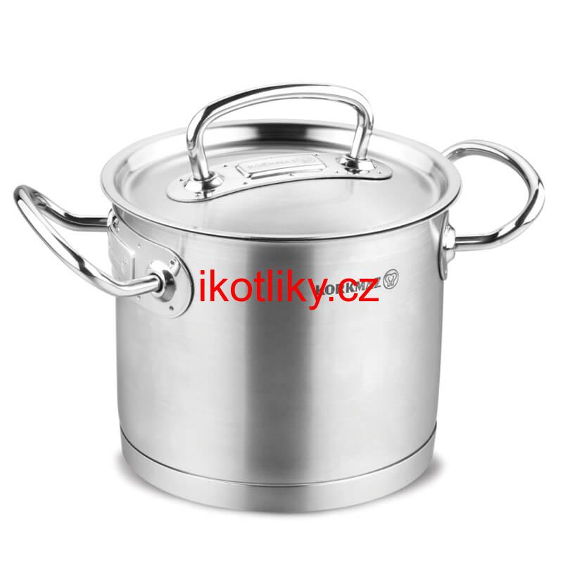 Sada nerezových hrnců s poklicí + rendlík 2 + 1 ks 6 L, 10 L, 2,8 L