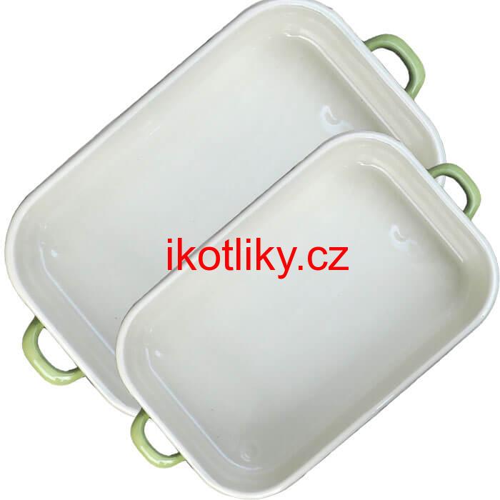 Smaltované pekáče DECOR 2 ks