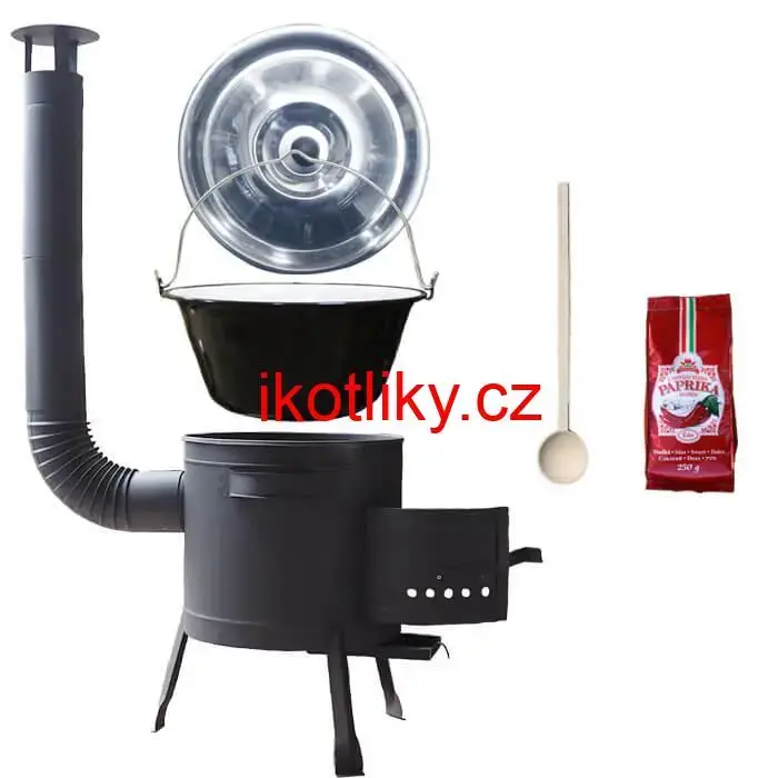Nerezový kotlík 22 L (0,8 mm) INOX + silnostěnná (1,5 mm) žáruvzdorná kotlina BALKY STRONG 42 PLUS 600