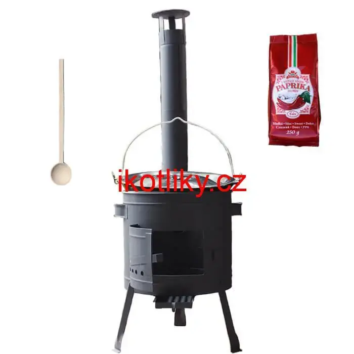 Nerezový kotlík 22 L (0,8 mm) INOX + silnostěnná (1,5 mm) žáruvzdorná kotlina BALKY STRONG 42 PLUS 600