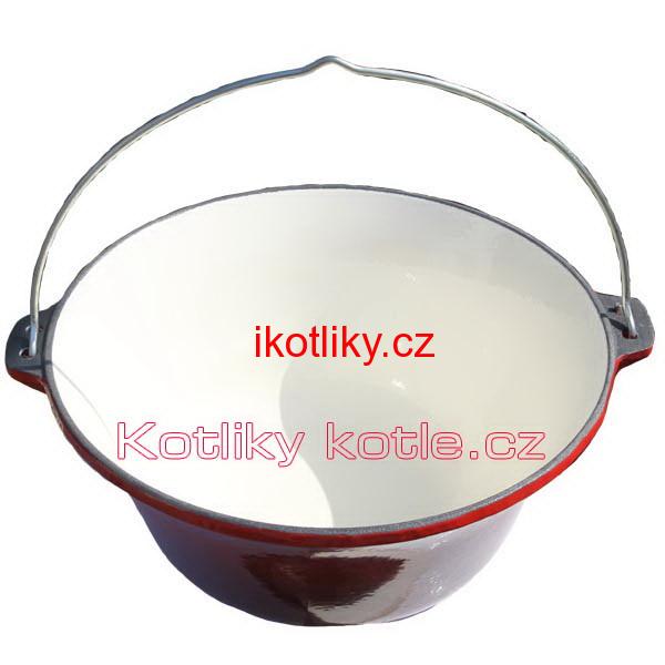 Litinový kotlík 7,2 L - smaltovaný povrch