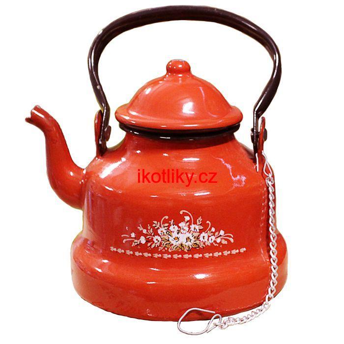 Smaltovaný čajník 1,5 L DEKO