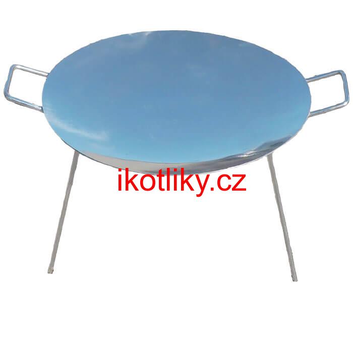 Nerezová pánev s nožičkami 55 cm BBQ