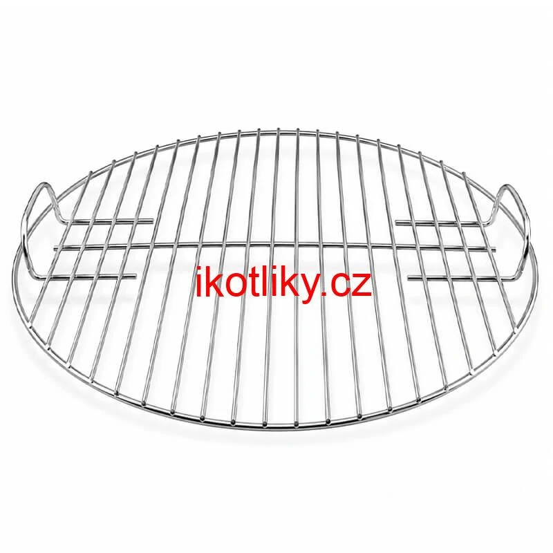 Nerezový grilovací rošt 51 cm s madly k ohništi