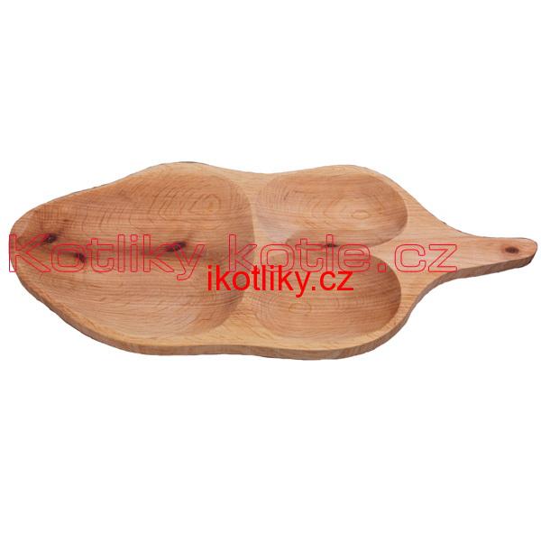 Servírovací dřevěný podnos