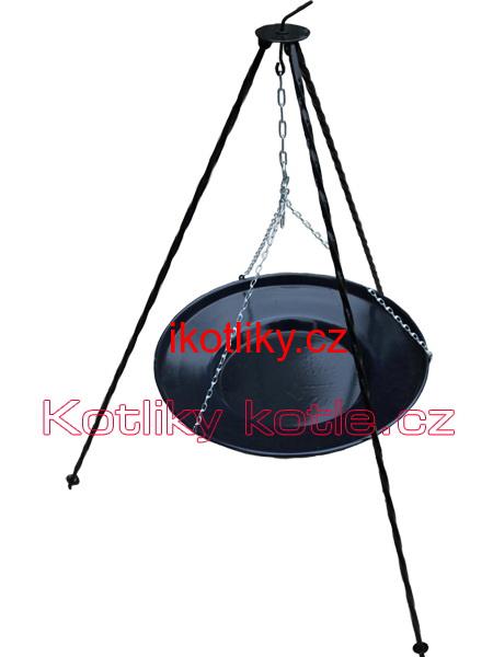 Grilovací pánev s řetízkem