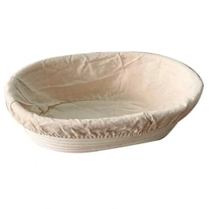 Ratanová miska na kynutí chleba – oválná