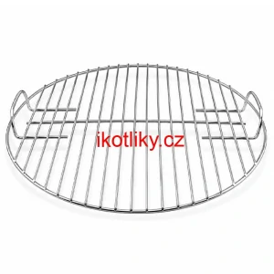 Nerezový grilovací rošt 51 cm s madly k ohništi