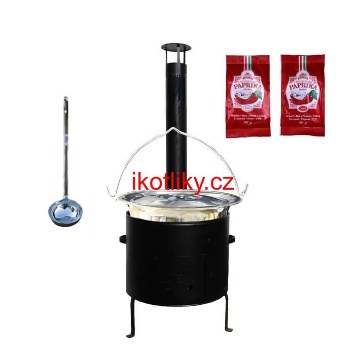 Kotlíkový gulášový set 36 CLASSIC + 15 L nerezový kotlík (1,2 mm)