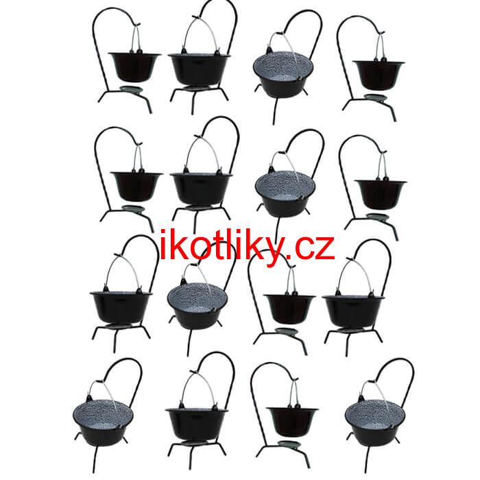 Servírovací souprava SMALT BLACK 16 ks