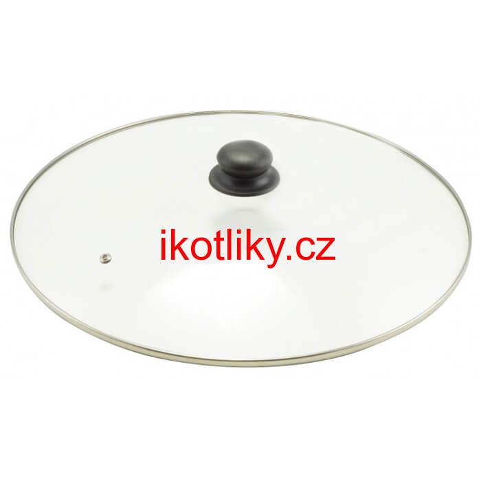 Skleněná poklice 22 cm