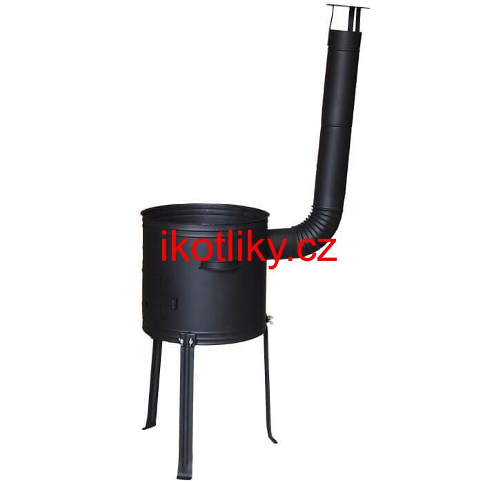 Kotlina 42 cm, vysoká + žáruvzdorná barva Plus 700