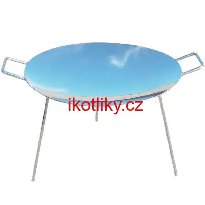 Nerezová pánev s nožičkami 55 cm BBQ