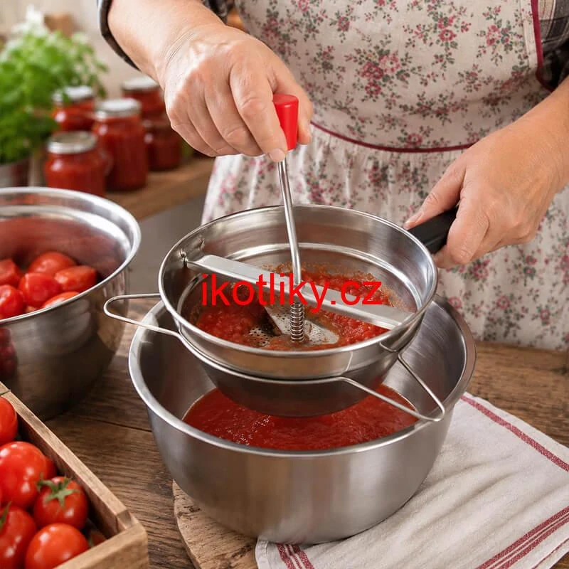 Pasírovač ORIGINAL z nerezavějící oceli – 3 výměnná síta