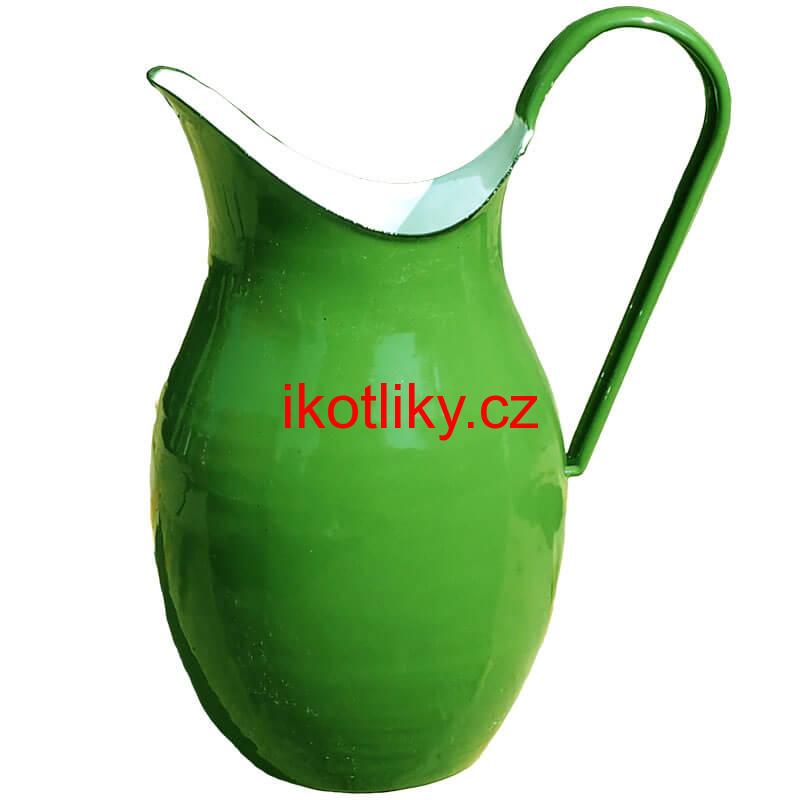 Smaltovaná konvice na vodu 2 L ZELENÁ