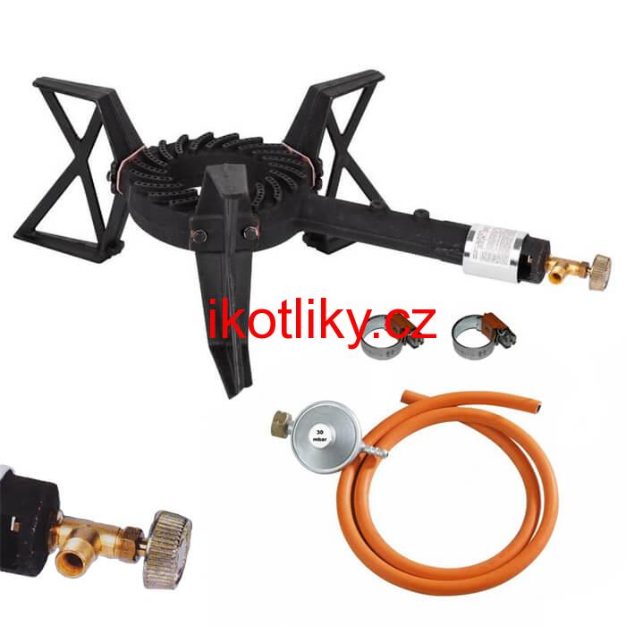 Hořák 7,5 kW BLACK Pro + připojovací příslušenství