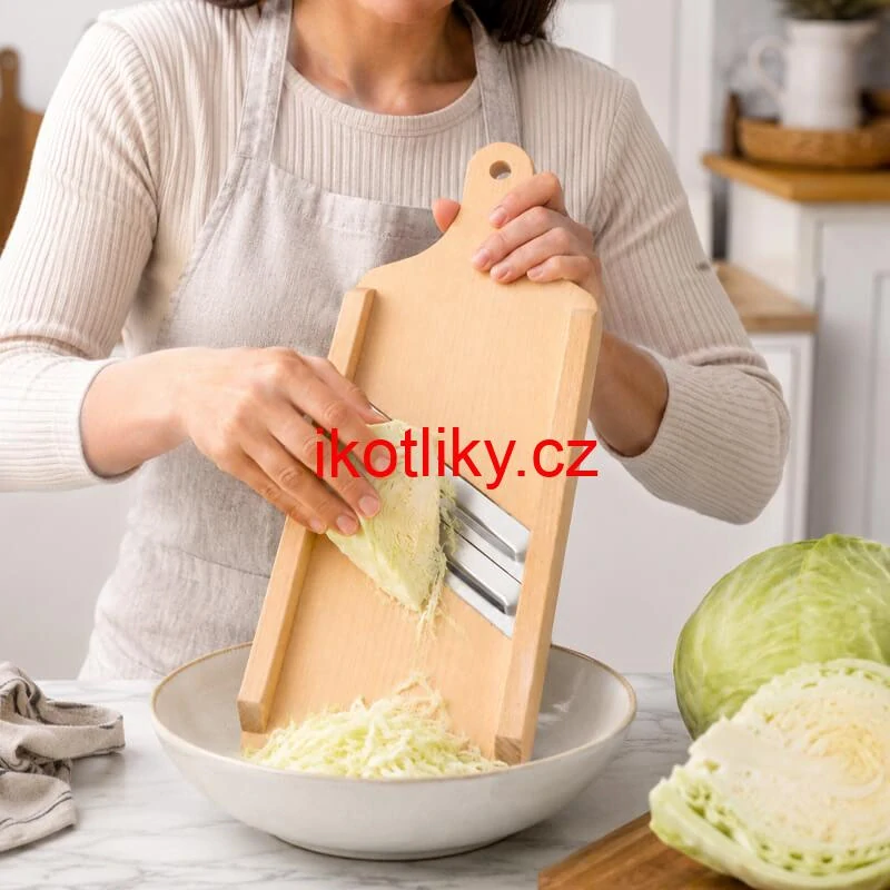 Struhadlo na zelí se 2 noži