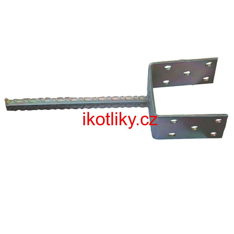 Patka zápustná, kotevní, pozinkovaná 8 cm