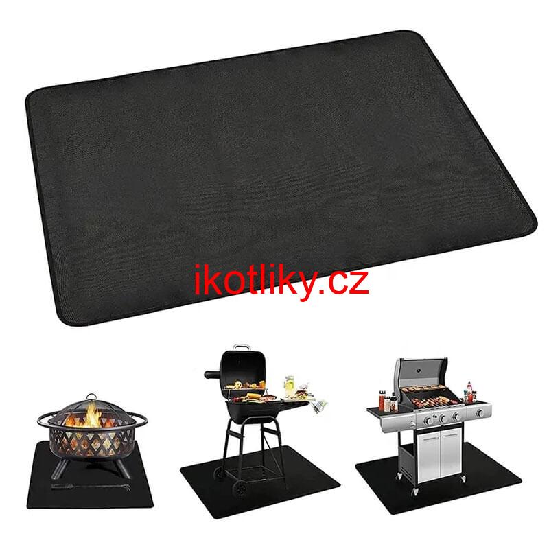 Ohnivzdorná podložka 122 cm x 76 cm