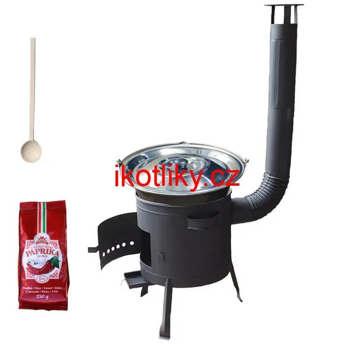 Nerezový kotlík 20 L (1,5 mm) + silnostěnná (1,5 mm) žáruvzdorná kotlina BALKY STRONG 42 PLUS 600