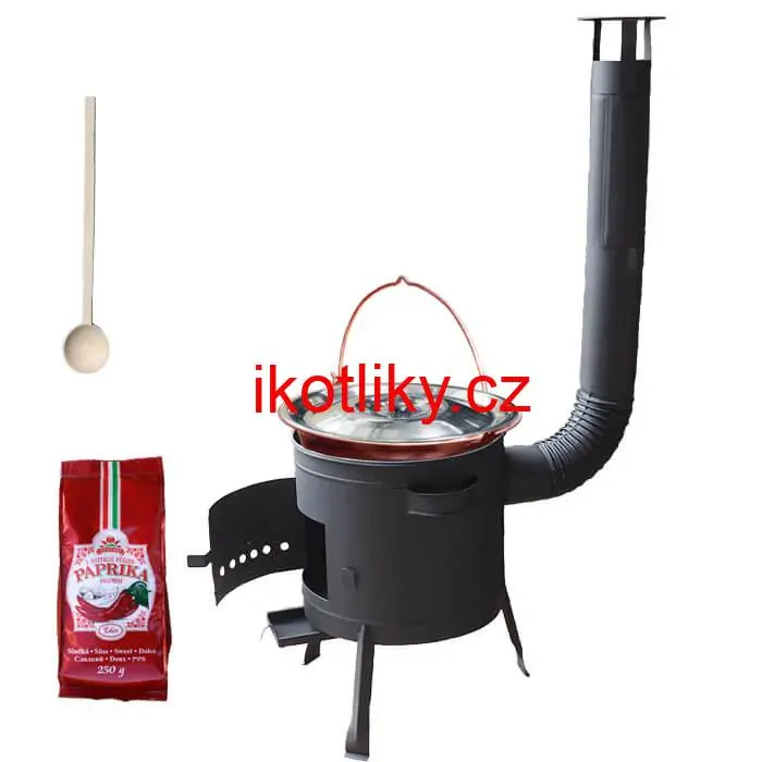 Měděný kotlík 20 L (1,2 mm) + silnostěnná (1,5 mm) žáruvzdorná kotlina BALKY STRONG 42 PLUS 600