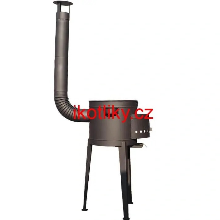 Vysoká kotlina 42 cm (2,0 mm) HODO + žáruvzdorná barva PLUS 600