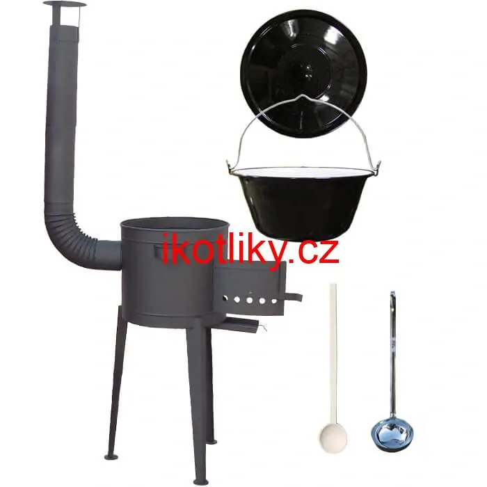 Smaltovaný kotlík 20 L (1,2 mm) + vysoká kotlina (2,0 mm) HODO 42 PLUS 600
