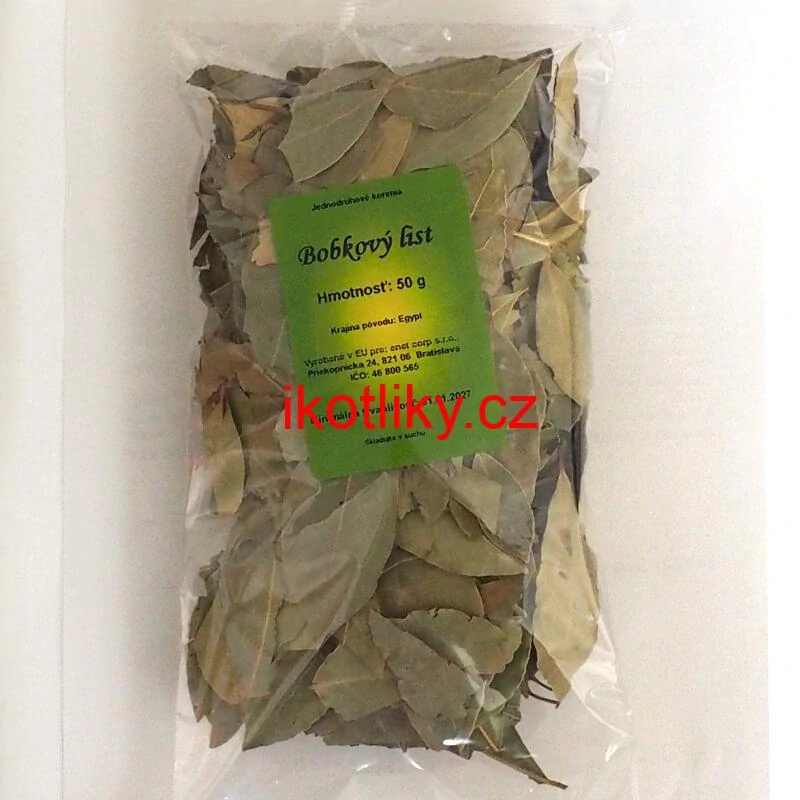 Bobkový list celý I. 50 g