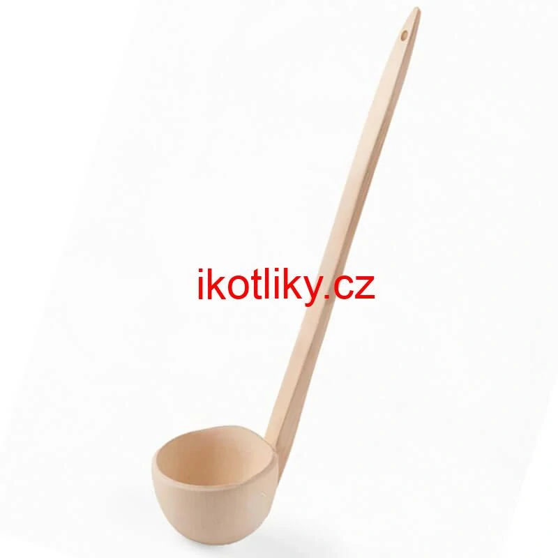 Dřevěná naběračka velká 57 cm