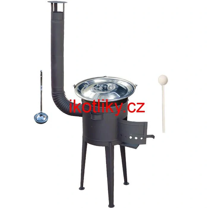 Nerezový kotlík 30 L (1,5 mm) + vysoká kotlina 47 cm (2 mm) HODO PLUS 600