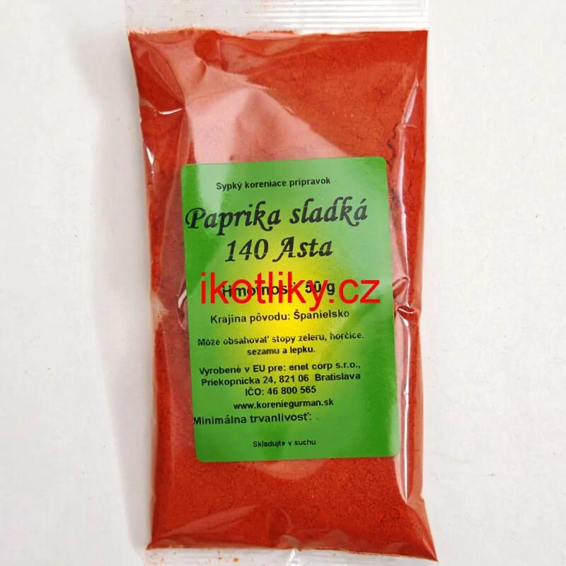 Paprika sladká 140 ASTA 50 g