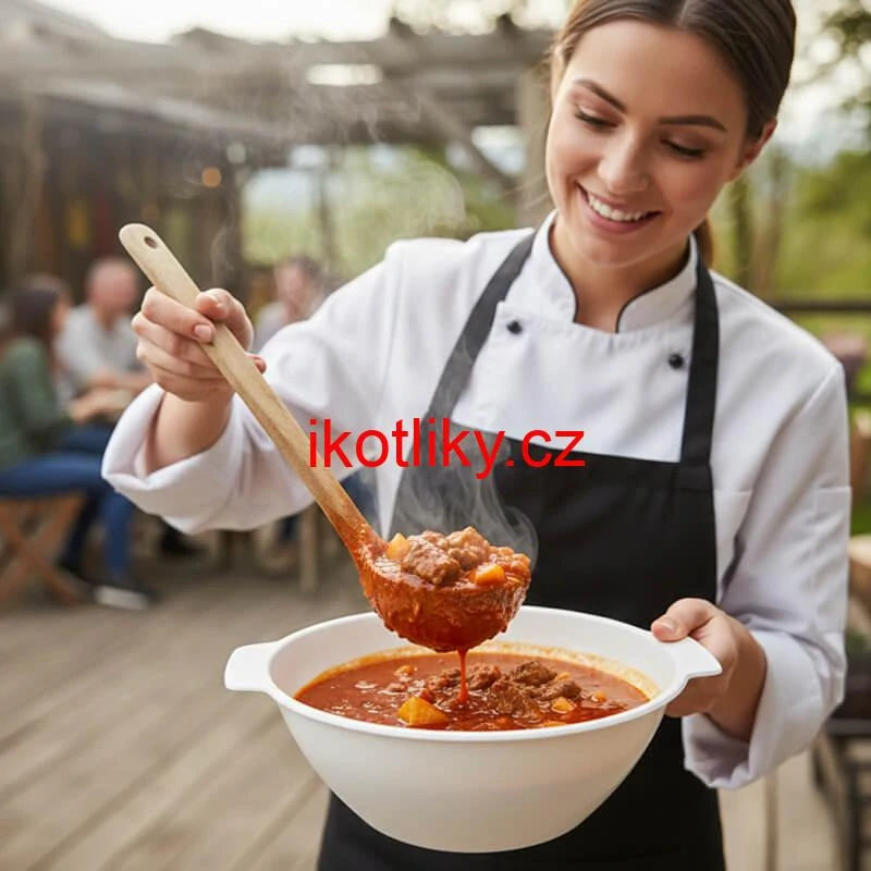 Sada 24 ks: Plastová miska na fajnový kotlíkový guláš a polévky – 750 ml