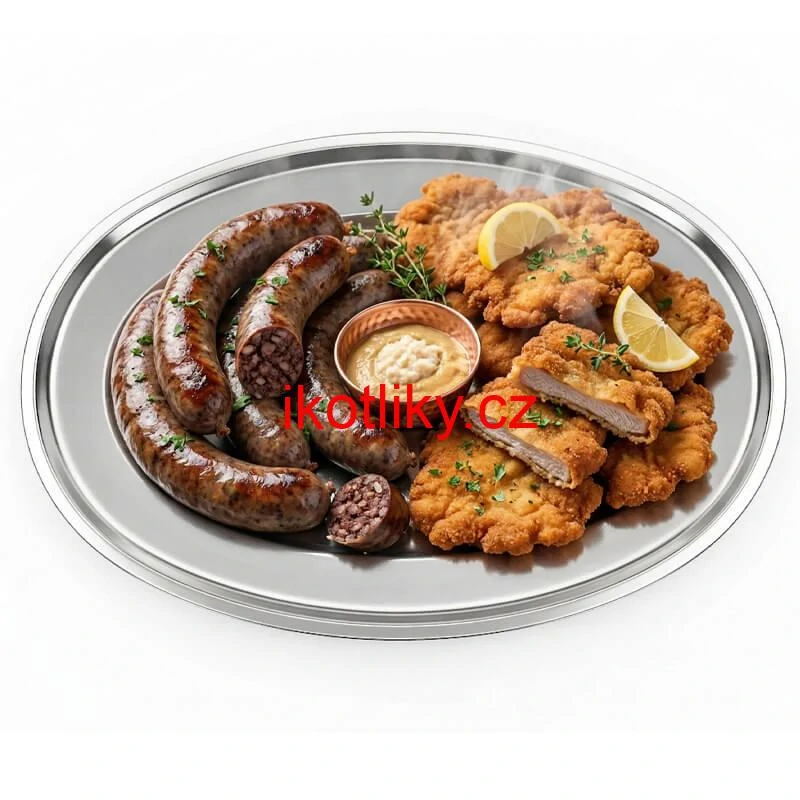 Nerezový oválný podnos (45,5cm) – Odolný servírovací tác na maso i koláče