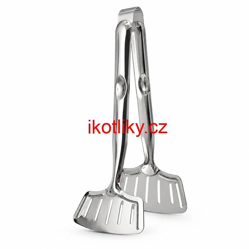 Nerezové kleště na rybu – kuchyňská obracečka 2 v 1, 28 cm