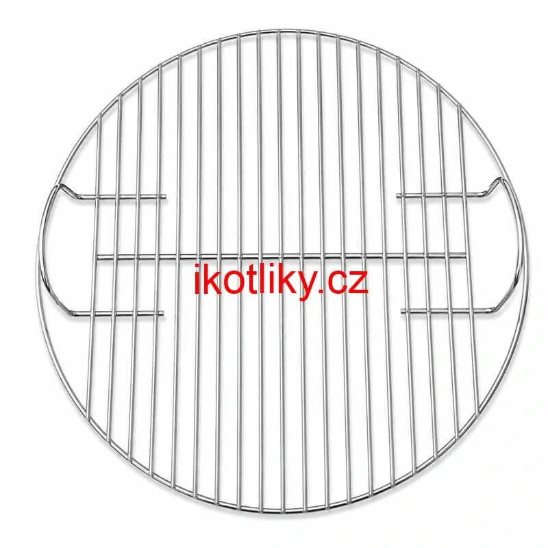 Nerezový grilovací rošt 51 cm s madly k ohništi