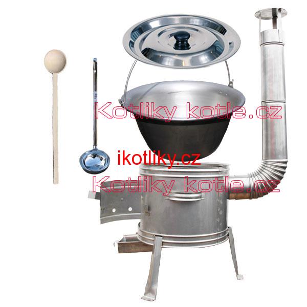 Kotlíkový set 31 cm TOPLUX + nerezový kotlík (1,5 mm)