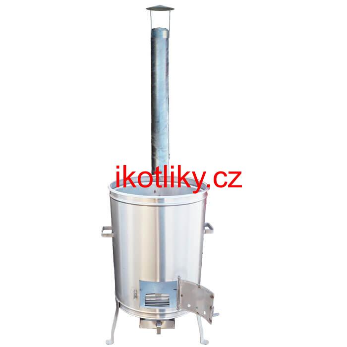 Nerezová kotlina 45 cm – Vysoká