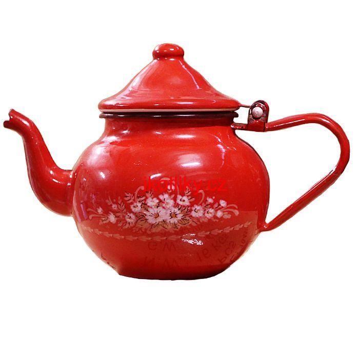 Smaltovaný čajník 0,5 L (ART DEKO)