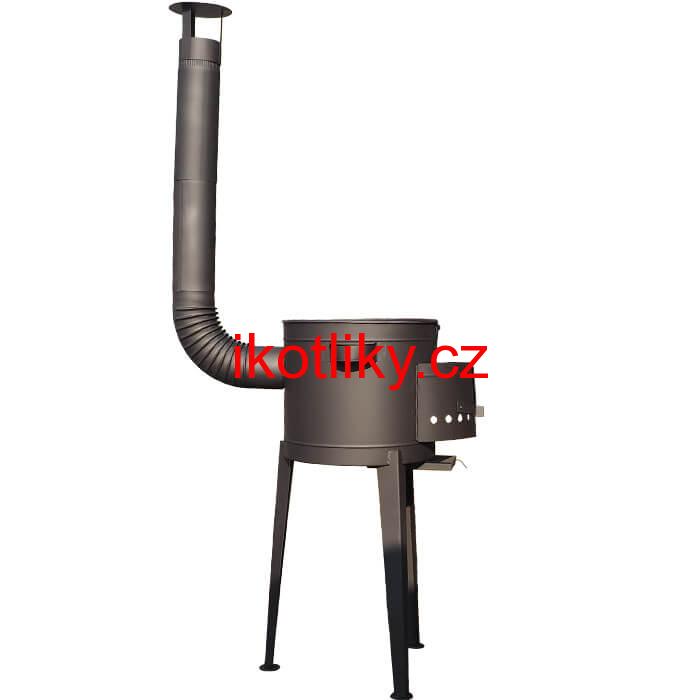 Vysoká kotlina 45 cm + žáruvzdorná barva