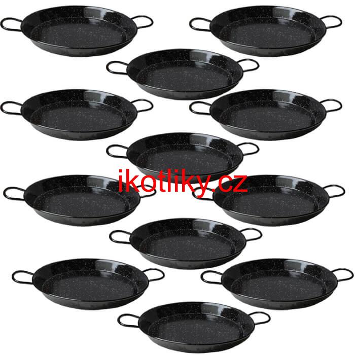 Paella Tapas catering 20 cm - 12 ks pánví