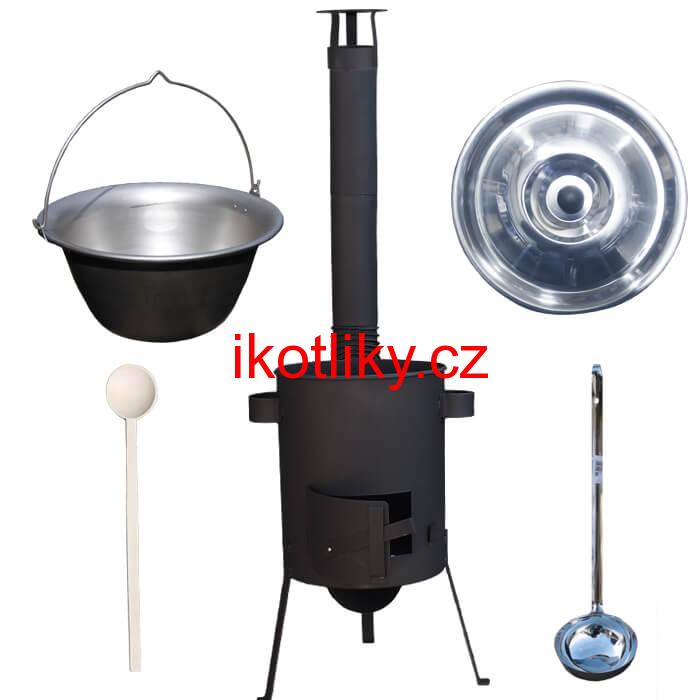 Nerezový kotlík 20 L (1,5 mm) + žáruvzdorná kotlina 42 PLUS 600 4 MM