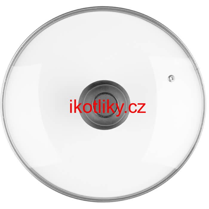 Skleněná poklice 24 cm