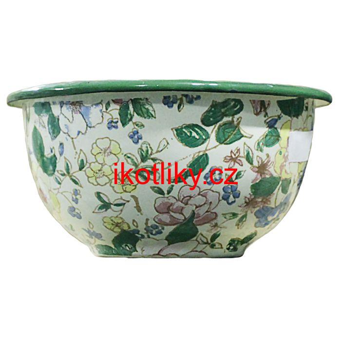 Smaltovaná vzorovaná miska 15 cm DECOR