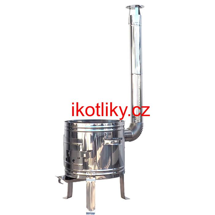 Nerezová kotlina s povrchovou antikorovou úpravou 36 cm INOX