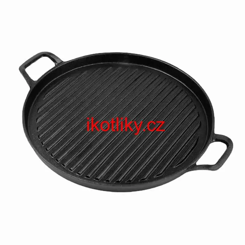 Litinová pánev na grilování 31 cm BBQ